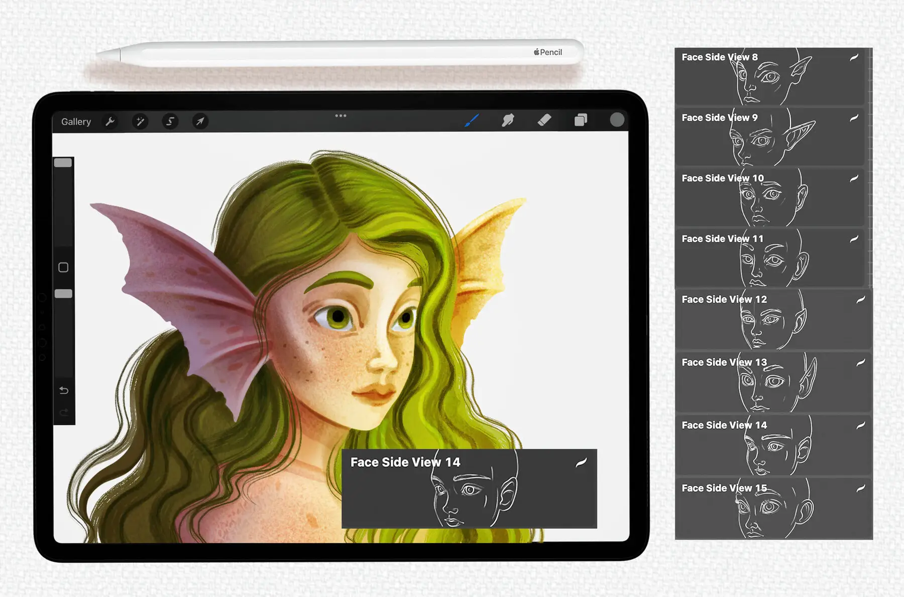 Animation Creater Procreate Procreate and PS Character Creator Toolkit - YouWorkForThem