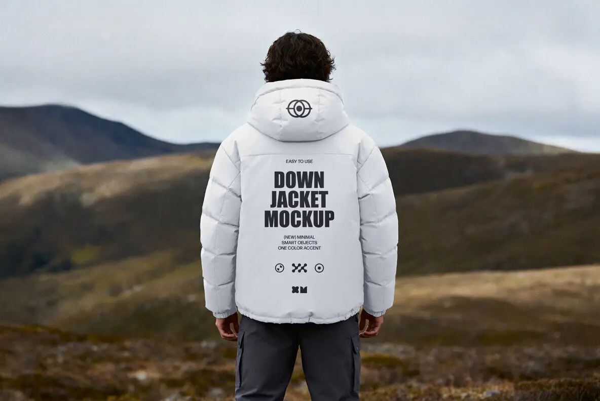 Puff Jacket Sample Puffer Jacket Mockup Mockups - YouWorkForThem