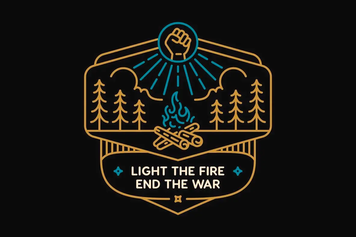 Light the Fire End the War Graphics - YouWorkForThem
