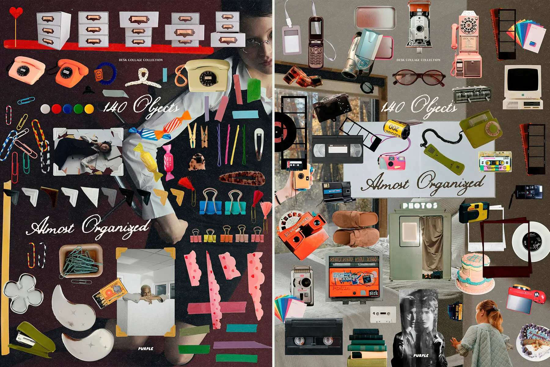 Almost Organized - Desk Collage Pack Objects - YouWorkForThem