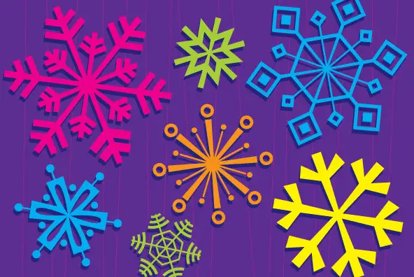 Christmas Snowflakes 01