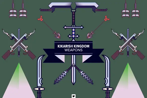 Kikarish Kingdom - Weapons