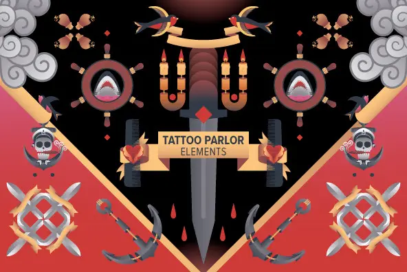 Tattoo Parlor Element 02