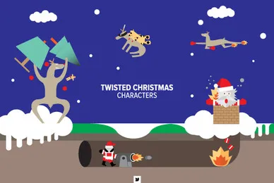 Twisted Christmas Characters 2