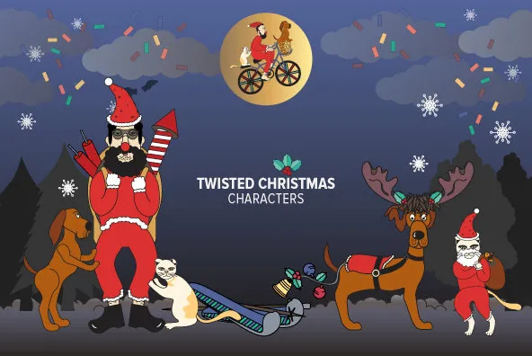 Twisted Christmas Characters 3