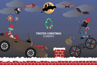 Twisted Christmas Elements