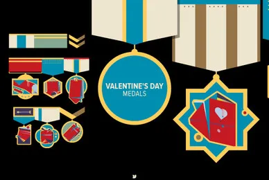 Valentine039 s Day Medals