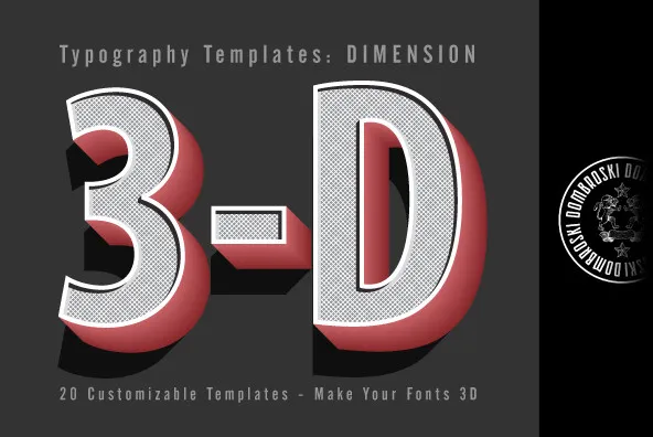 Typography Templates: Dimension