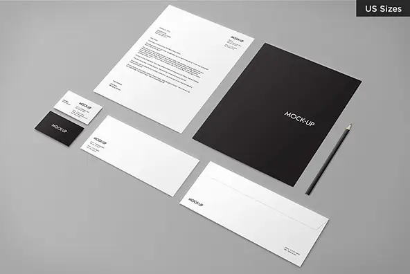 Stationery Mock-up Us Edition Graphics - Youworkforthem