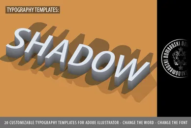 Typography Templates Shadow