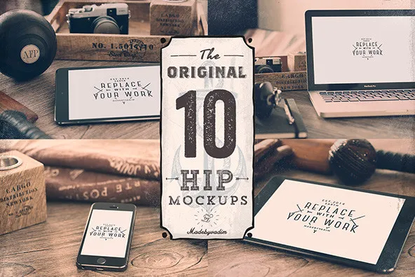 10 Original Hip Mockups
