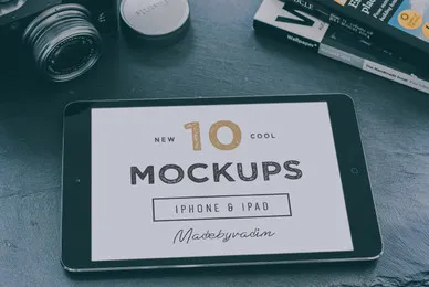 10 Cool iPad  iPhone Mockups