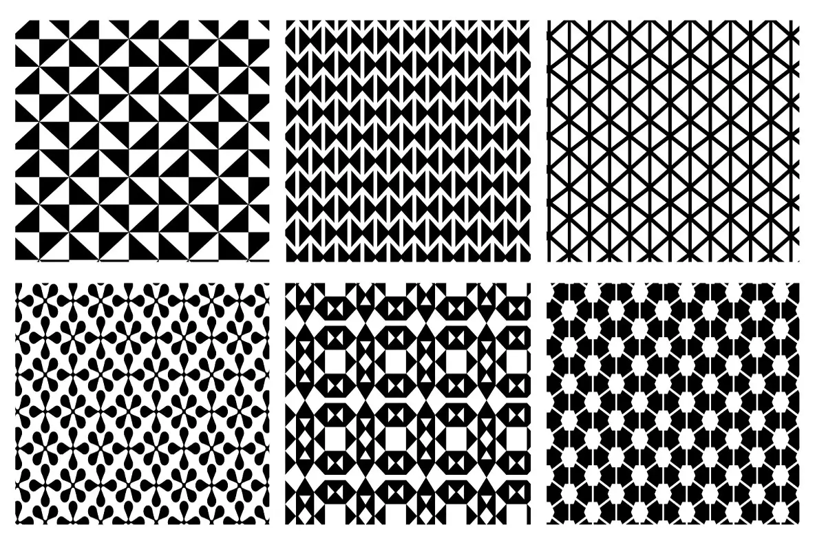 Mid Century Patterns Graphics - YouWorkForThem