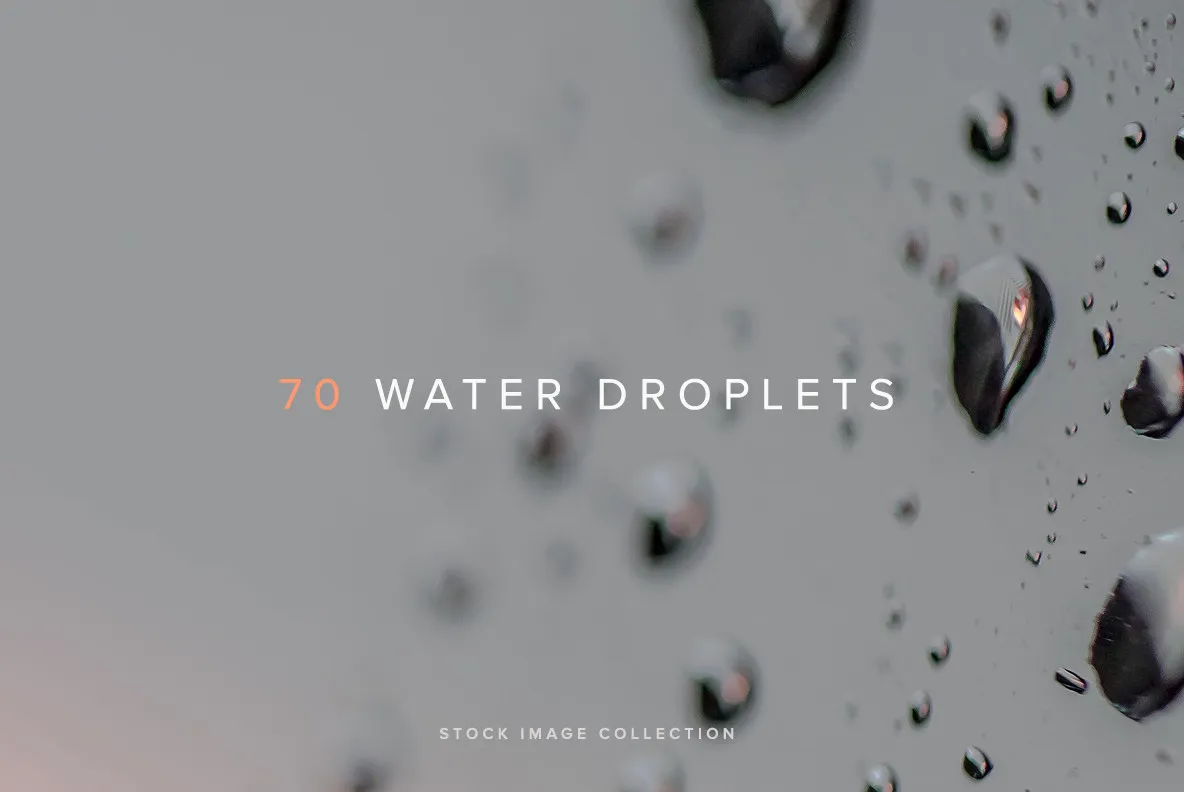70 Water Droplet Images