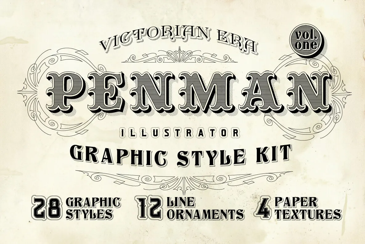 Penman Vintage Graphic Styles