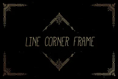 Line Corner Frame