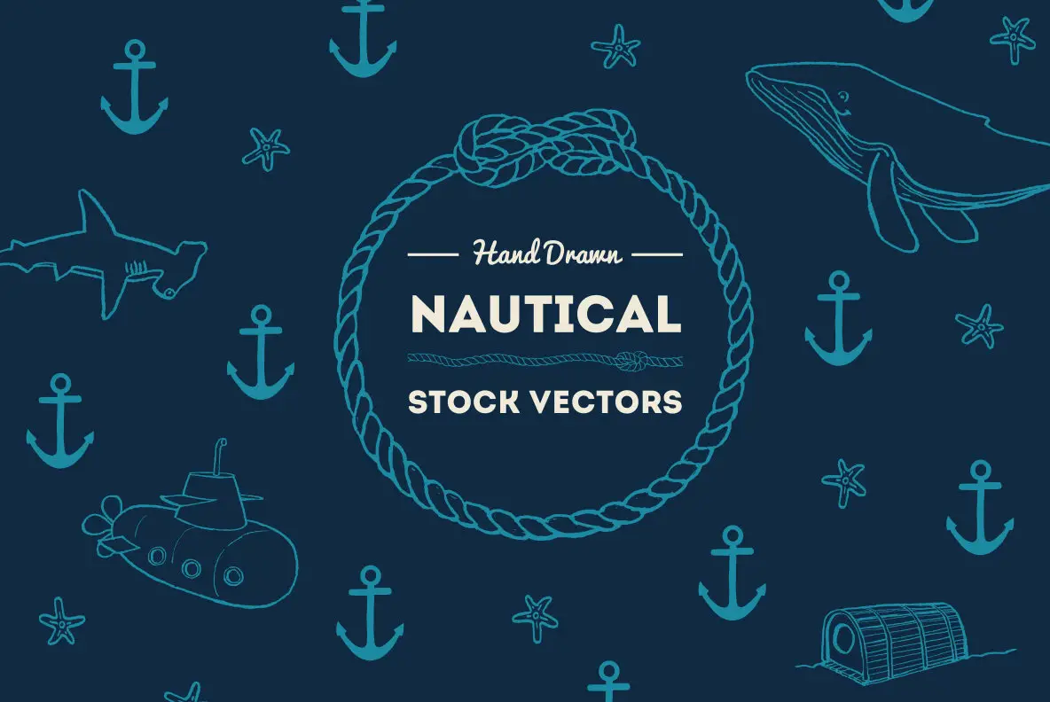 Hand Drawn Nautical Illustrations