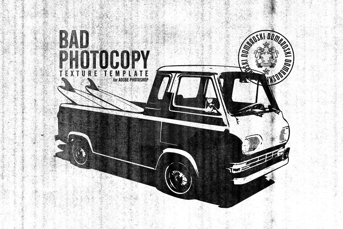 Bad Photocopy Texture Template Graphics - YouWorkForThem