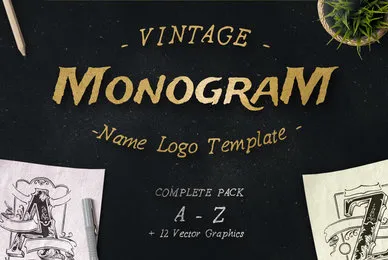 Vintage Monogram Logos