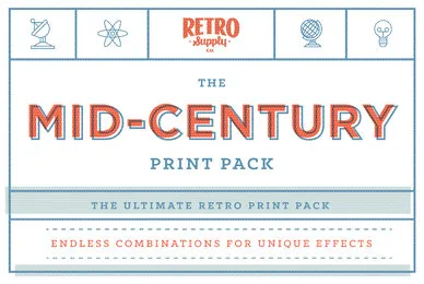 Mid Century Print Pack