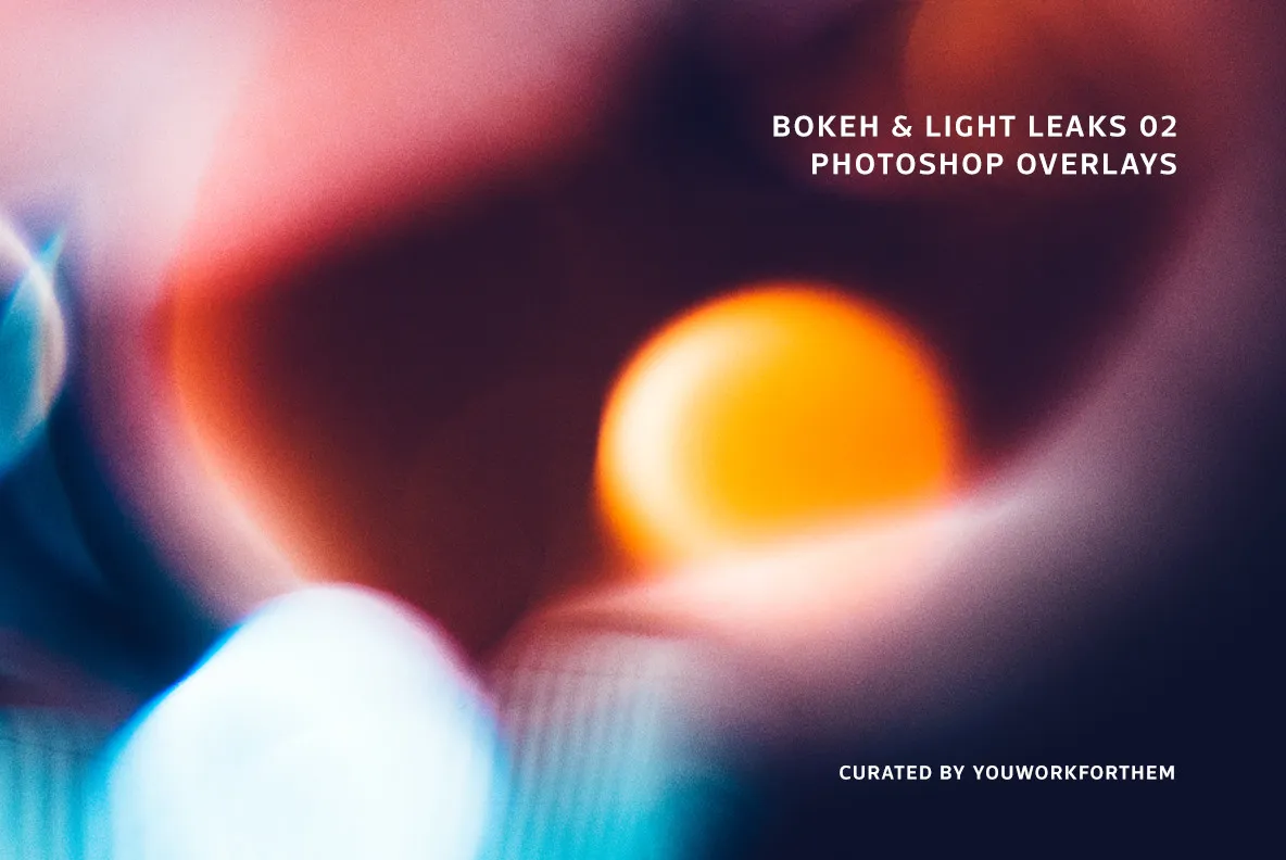 Bokeh & Light Leaks 02 - Photoshop Overlays