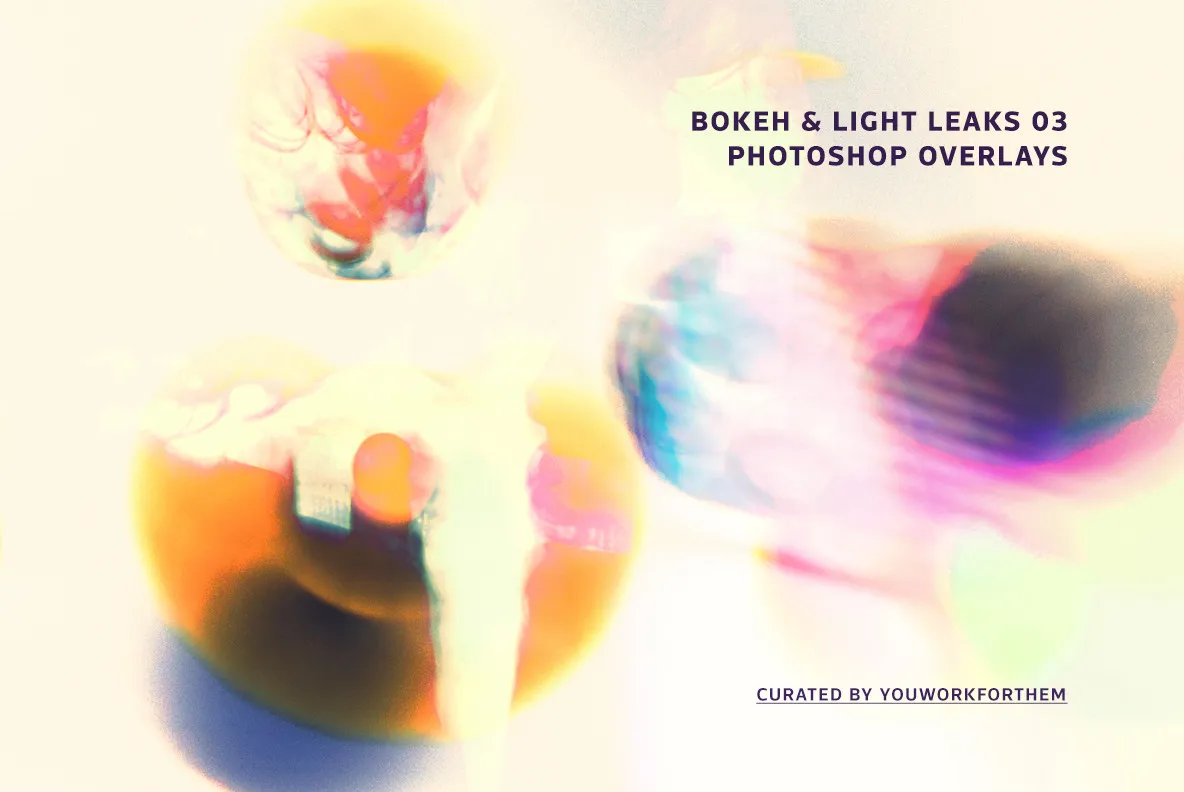 Bokeh & Light Leaks 03 - Photoshop Overlays