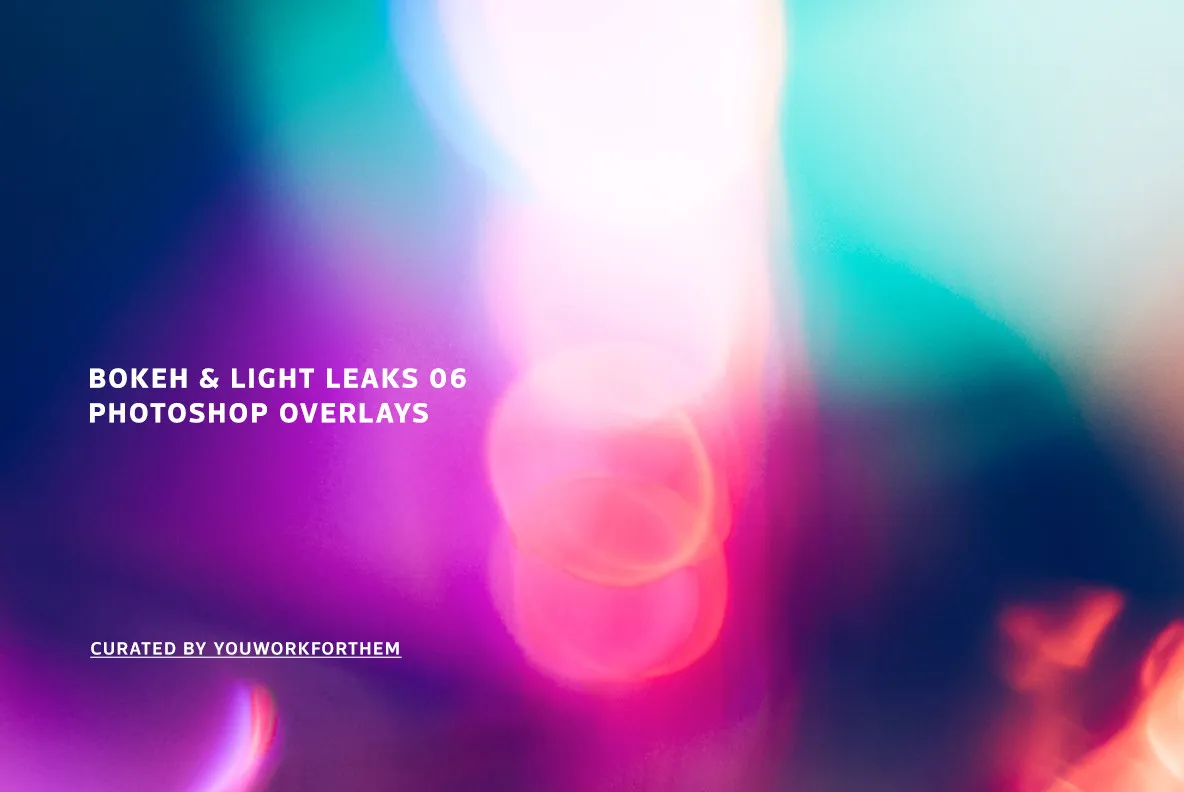 Bokeh & Light Leaks 06 - Photoshop Overlays