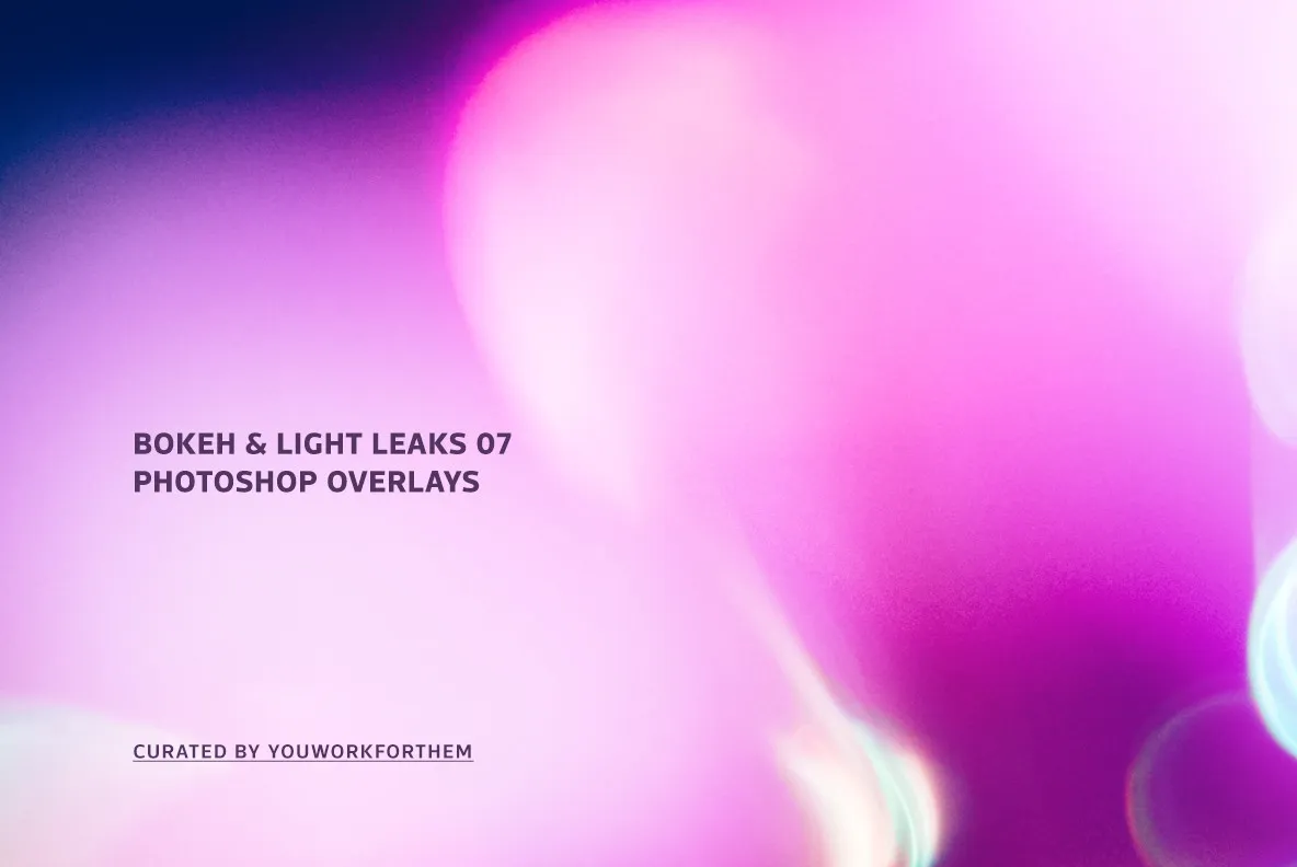 Bokeh & Light Leaks 07 - Photoshop Overlays