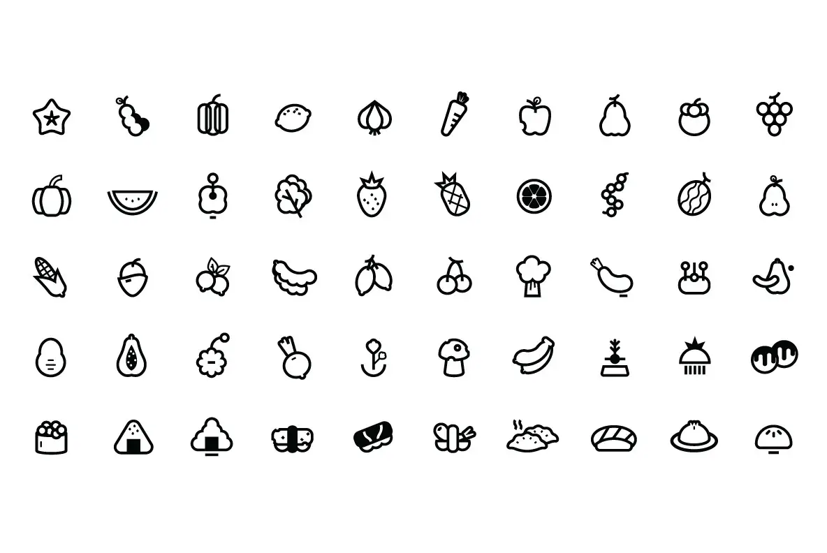 Eatery Icon Collection Graphics - YouWorkForThem