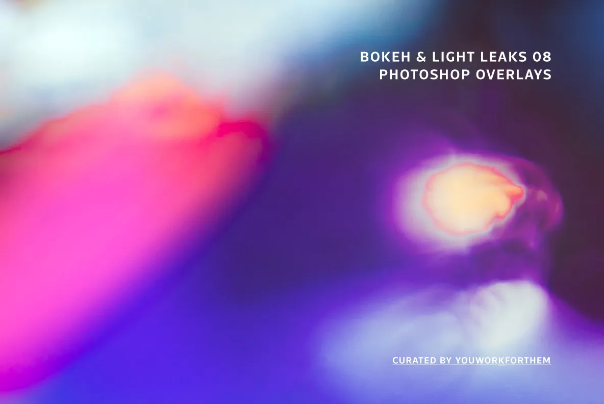Bokeh & Light Leaks 08 - Photoshop Overlays