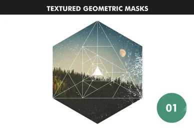 Textured Geometric Masks 01