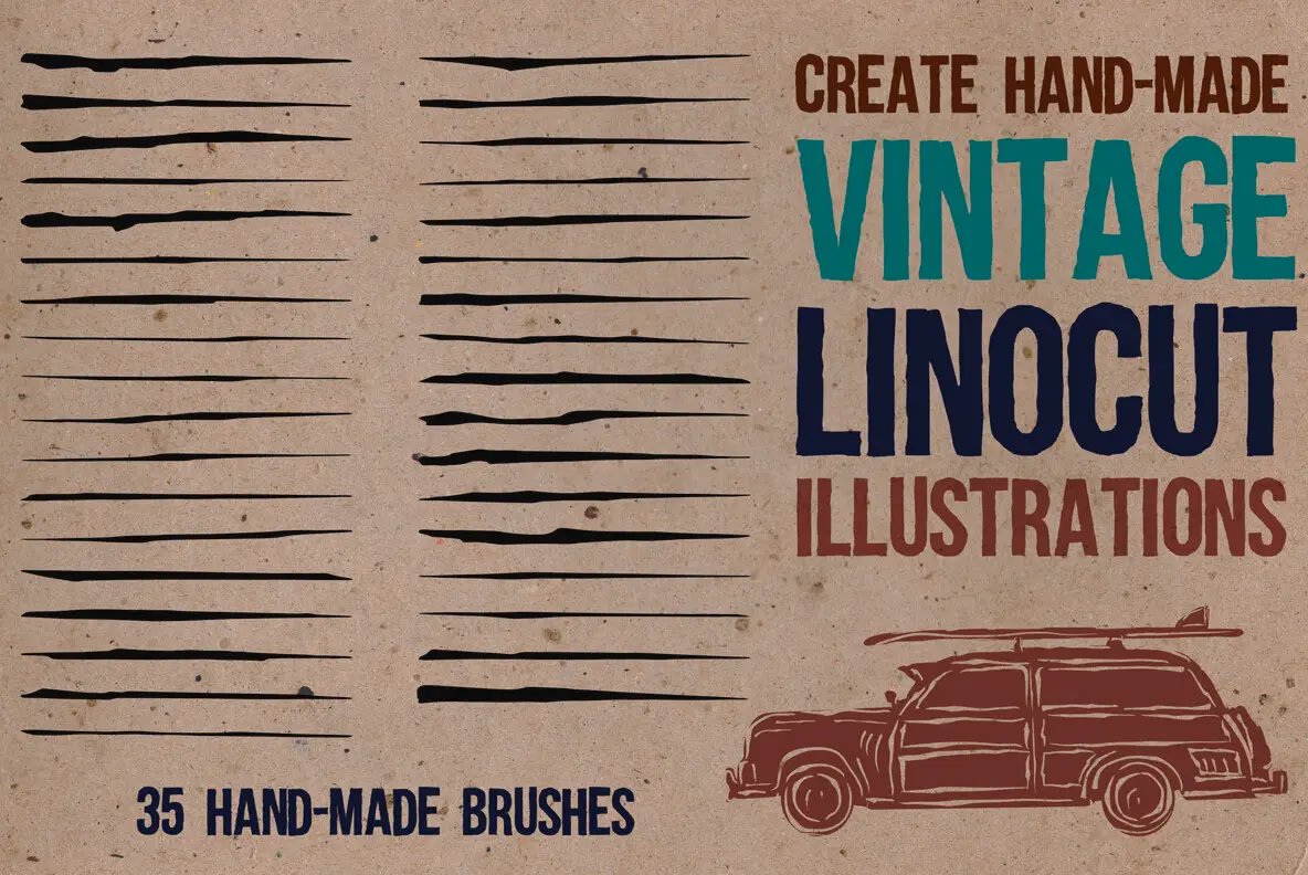 Linocut Brushes YouWorkForThem