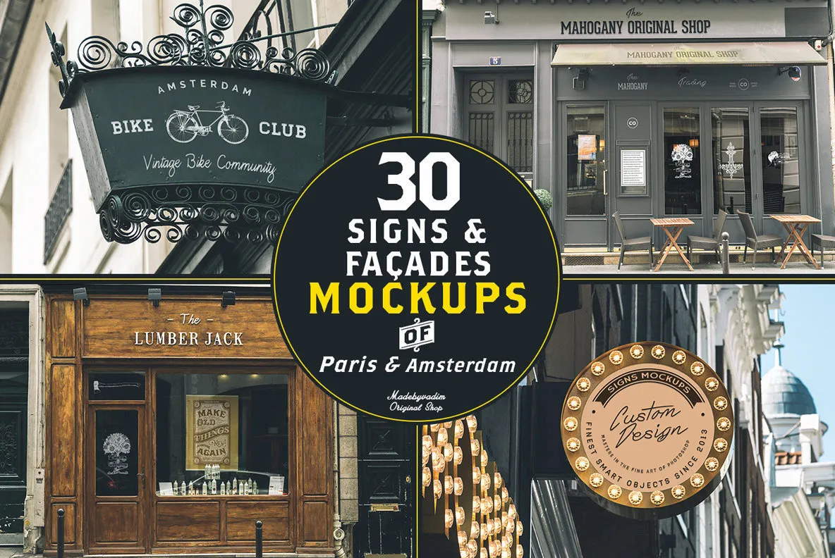 30 Signs & Facades - Paris / Amsterdam