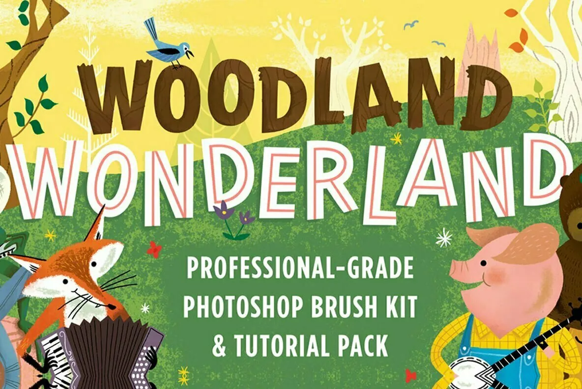 Woodland Wonderland Brush & Tutorial Pack