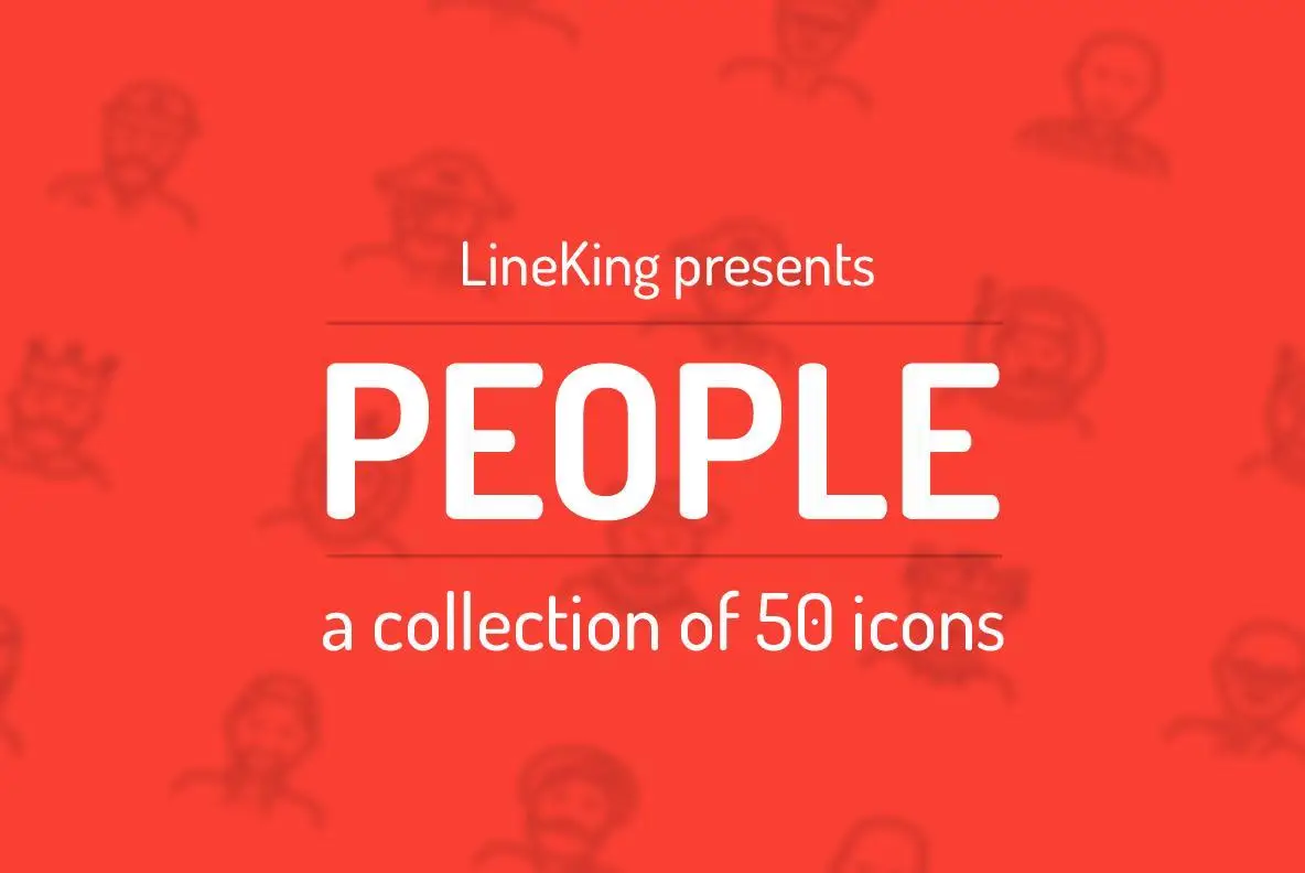 People Line Icons