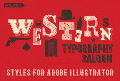Western Typography Saloon