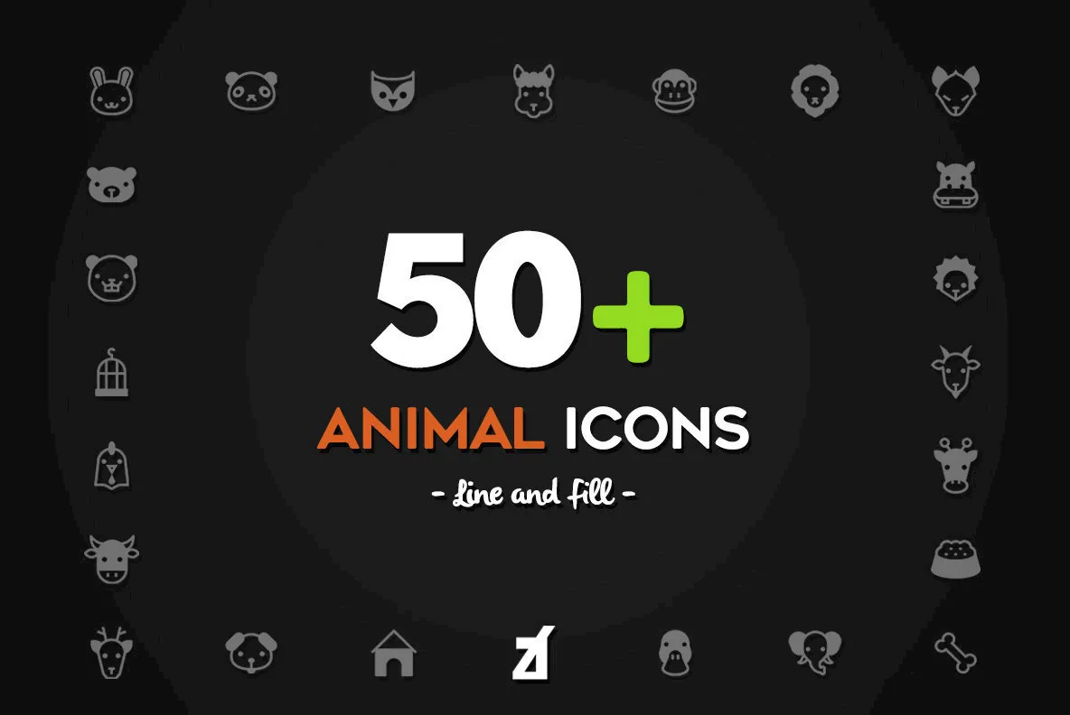 50 Animal Icons
