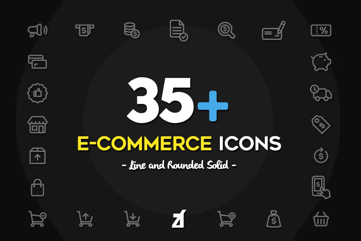 35 E-Commerce Icons