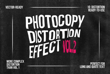 Distorted   Photocopy Vector Effects vol  2