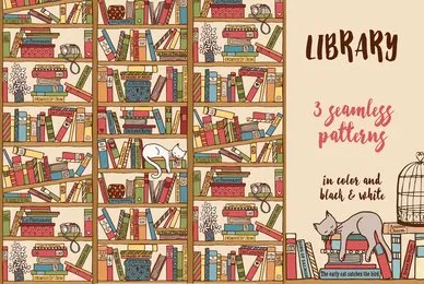 Library   3 Seamless Patterns