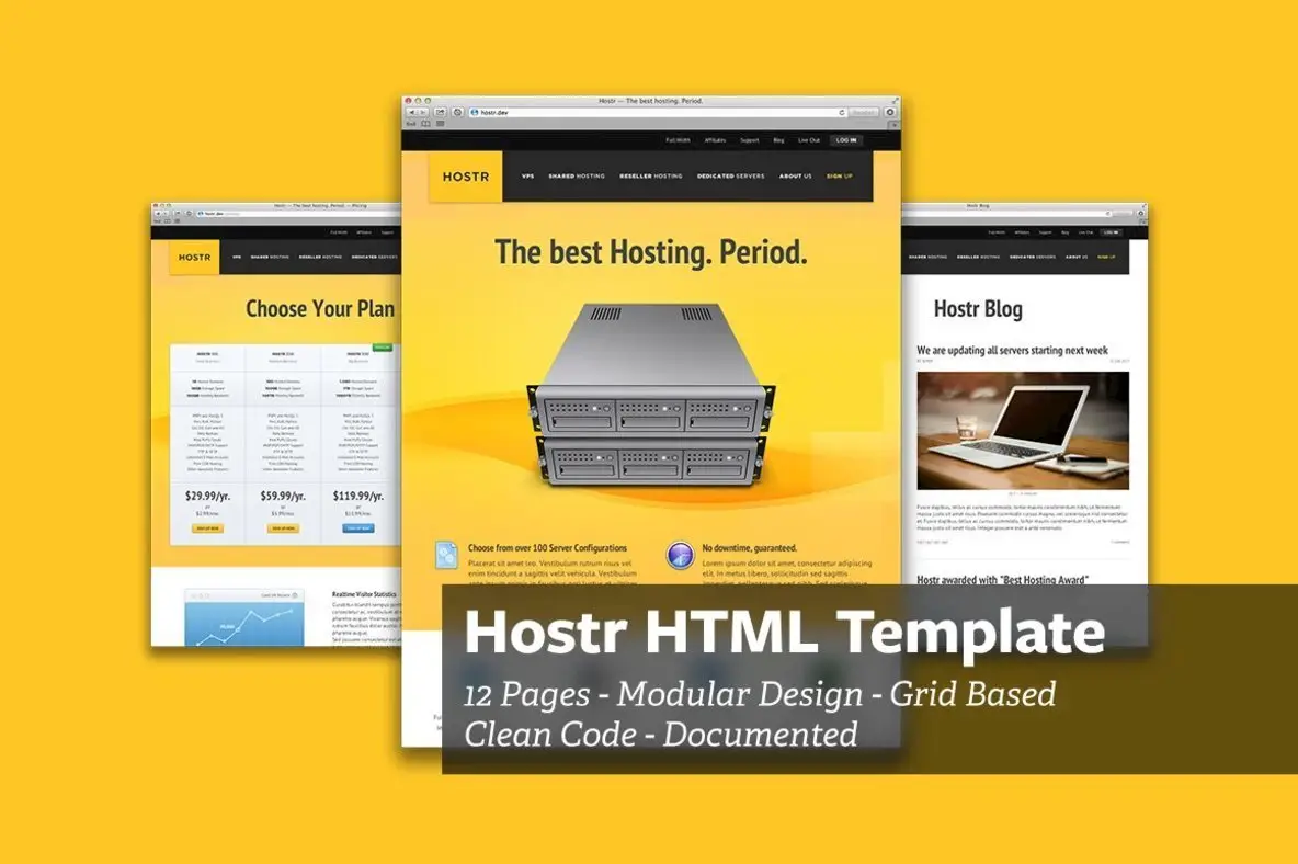 Hostr - HTML Template