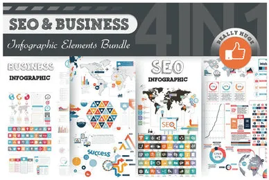 SEO  Business Infographic Bundle