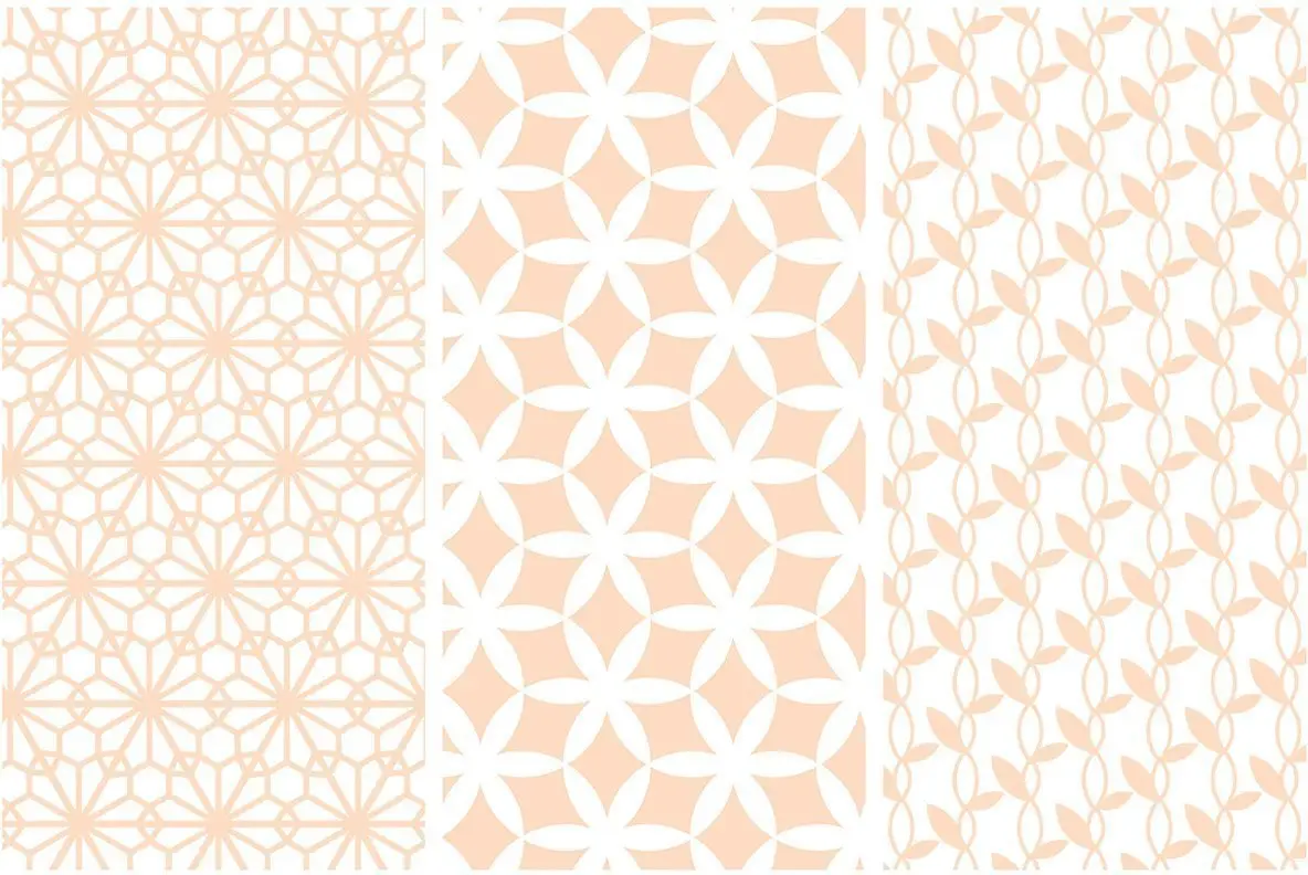 Geometric Floral Seamless Patterns Graphics - YouWorkForThem