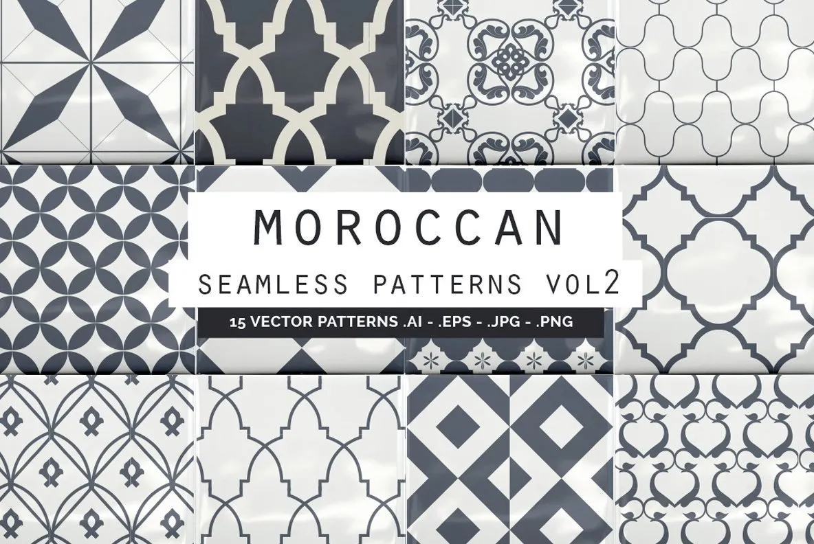 Moroccan Seamless Patterns vol2