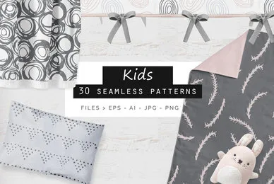 Kids Seamless Patterns