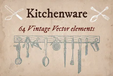 Vintage Kitchenware Elements
