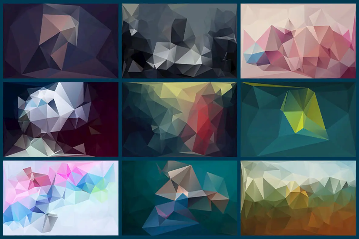 Polygon Abstract Backgrounds 11 Abstract - YouWorkForThem