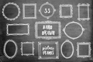 33 Hand Drawn Picture Frames