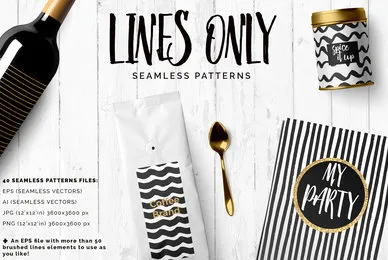 Handdrawn Lines Patterns