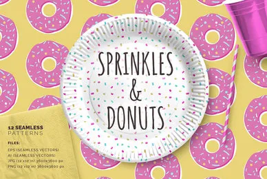 Sprinkles  Donuts Patterns
